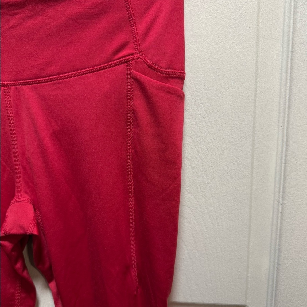 All in Motion Vibrant Red Leggings with Pockets - Picture 3 of 11